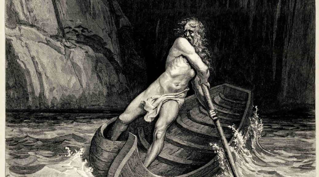 Gustave Dore. Ilustraciones al infierno de Dante. Plancha 9.