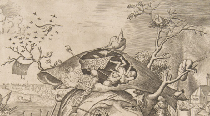 Heyden. La tentación de san Antonio (detalle). 1556.